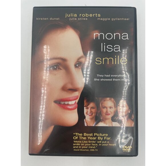 Mona Lisa Smile DVD Movie Starring Julia Roberts Kirsten Dunst Maggie Gyllenhaal - Picture 1 of 3